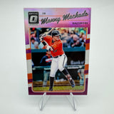 Manny Machado 2017 Panini Optic Pink Prizm