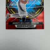 Javonte Williams 2021 Panini Rookies & Stars Stellar Rookies Red Scope Prizm