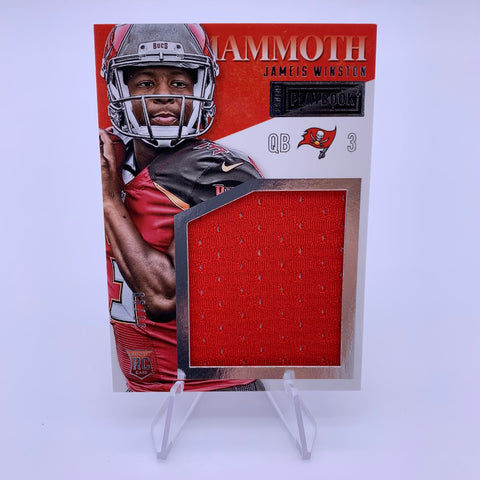 Jameis Winston 2015 Panini Playbook RC Mammoth Materials #'d /99