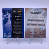 Whit Merrifield 2021 Absolute Unsung Heroes Red /99