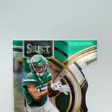 Garrett Wilson 2023 Panini Select Green Yellow Prizm
