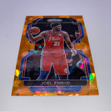 Joel Embiid 2021-22 Panini Prizm Orange Ice/Red White Blue Lot