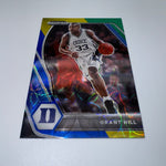 Grant Hill 2021 Panini Prizm DP Choice Blue Yellow Green Prizm
