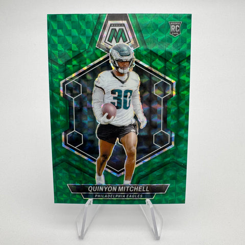 Quinton Mitchell 2024 Panini Mosaic RC Green Mosaic Prizm