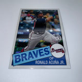 Ronald Acuna Jr 2020 Topps Chrome 1985 Mojo Refractor Silver Pack