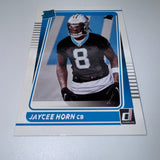 Jaycee Horn 2021 Panini Certified RC Mirror Orange /149