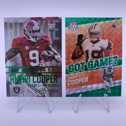 Amari Cooper 2015 Panini Prestige RC Extra Points Green