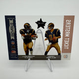 Marshall Faulk Mark Bulger 2004 Leaf Rookies & Stars Ticket Masters Bronze /1250
