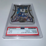 PSA 9 Daniel Jones 2019 Panini Select RC Premier Level