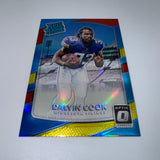 Dalvin Cook 2017 Panini Optic Rated Rookie Red Yellow Prizm