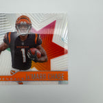 Ja'Marr Chase 2021 Panini Illusions RC Shining Stars Emerald