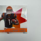 Ja'Marr Chase 2021 Panini Illusions RC Shining Stars Emerald