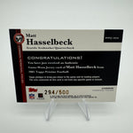 Matt Hasselbeck 2005 Topps Pristine Personal Pieces #’d /500