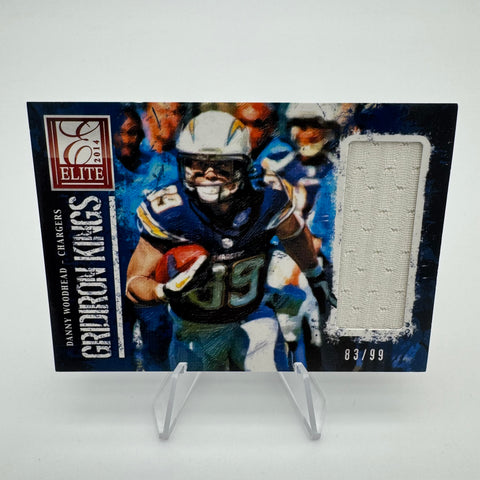Danny Woodhead 2014 Panini Elite Gridiron Kings Relic /99