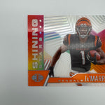 Ja'Marr Chase 2021 Panini Illusions RC Shining Stars Emerald