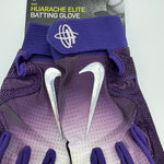 Nike Huarache Elite Batting Glove Purple/Grey