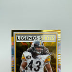 Troy Polamalu 2020 Panini Select Yellow Black Prizm Die Cut