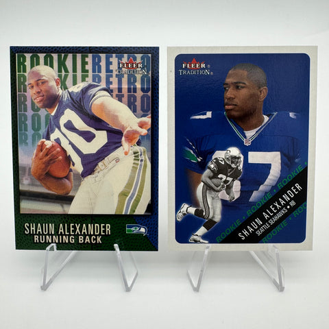 Shaun Alexander 2000 Fleer Tradition Rookie Retro Holo