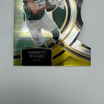 Garrett Wilson 2023 Panini Select Green Yellow Prizm