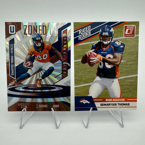 Demaryius Thomas 2010 Donruss Rated Rookie/Unpraralleled Lot