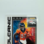 Javonte Williams 2021 Panini Obsidian RC Volcanic Material /100