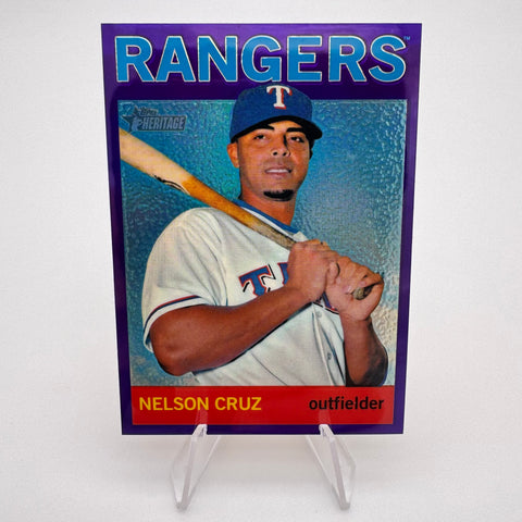 Nelson Cruz 2013 Topps Heritage Chrome Purple Refractor