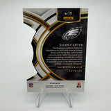 Jalen Carter 2023 Panini Select RC Premier Level Black Green Prizm Die Cut