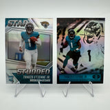 Travis Etienne Jr 2021 Panini Rookies & Stars RC Star Studded Silver Prizm