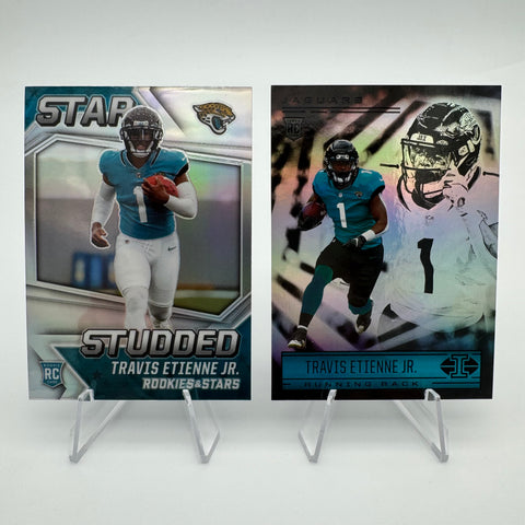 Travis Etienne Jr 2021 Panini Rookies & Stars RC Star Studded Silver Prizm