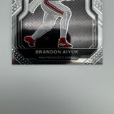 Brandon Aiyuk 2020 Panini Chronicles Prizm Black RC