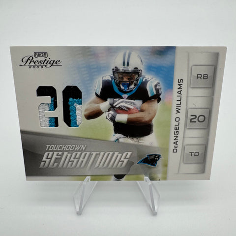 DeAngelo Williams 2009 Playoff Prestige Touchdown Sensations Prime /50