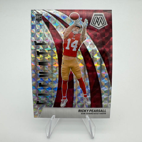 Ricky Pearsall 2024 Panini Mosaic Elevate RC Silver Reactive Prizm