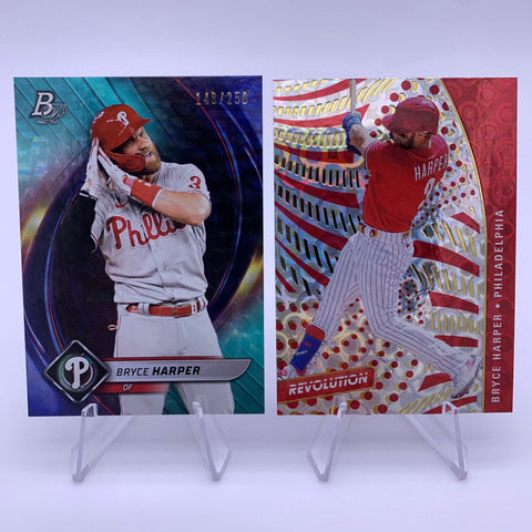 Bryce Harper 2022 Bowman Platinum Aqua Ice /250