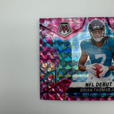 Brian Thomas Jr 2024 Panini Mosaic RC Pink Camo Prizm