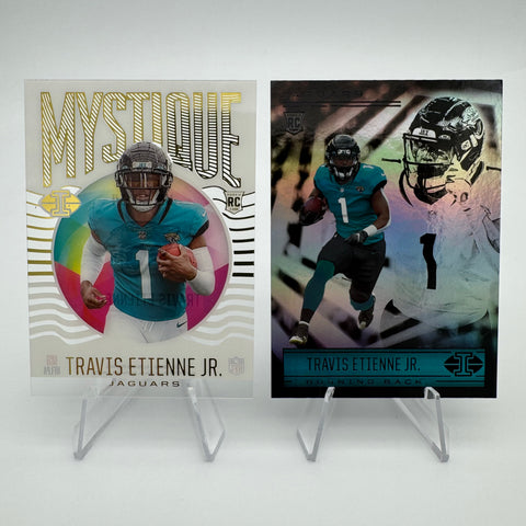 Travis Etienne Jr 2021 Panini Illusions RC Mystique Acetate
