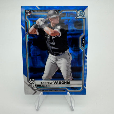 Andrew Vaughn 2021 Bowman Chrome Sapphire RC