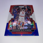 Hakeem Olajuwon 1997 UD3 Awesome Action/Red White Blue Prizm Lot