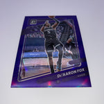 De'Aaron Fox 2017-18 Donruss Rated Rookie Purple Prizm Lot