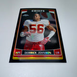 Derrick Johnson 2006 Topps Chrome Black Refractor /199