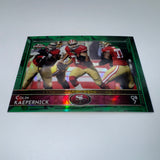 Colin Kaepernick 2015 Topps Chrome Green Refractor
