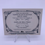 Carlos Beltran 2015 Topps Allen & Ginter Relic