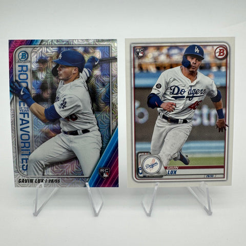 Gavin Lux 2020 Bowman Chrome ROTY Favorites Mojo Refractor