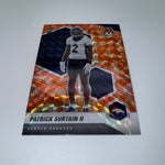 Patrick Surtain II 2021 Panini Mosaic RC Orange Reactive Prim