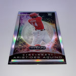 Aristides Aquino 2021 Panini Select Zebra SSP