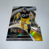 TJ Watt 2017 Panini Score RC Prizm Die Cut