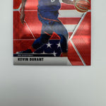 Kevin Durant 2019-20 Panini Mosaic Team USA TMALL Red Wave Prizm