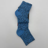 Air Jordan Elephant Print Quarter Socks “Powder Blue”