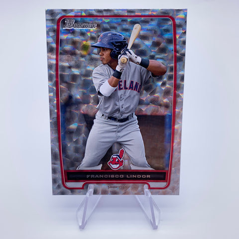 Francisco Lindor 2012 Bowman RC Silver Ice