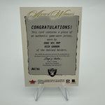 Rich Gannon 2003 Fleer Award Winners Relic