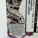 Corey Seager 2023 Topps Chrome Cosmic Green Space Dust Refractor /75